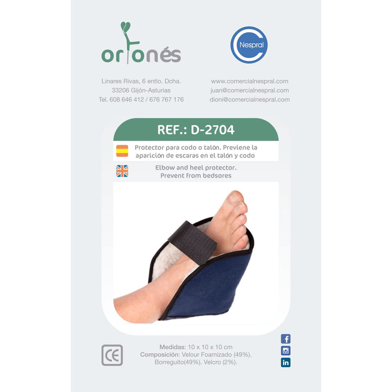 ORTONES | Heel and Elbow Protector for Pressure Sores | Left and Right Foot | One Unit - BeesActive Australia