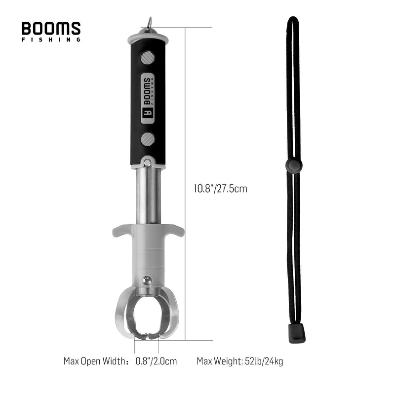 [AUSTRALIA] - Booms Fishing G11 Fish Gripper with Scale Black 