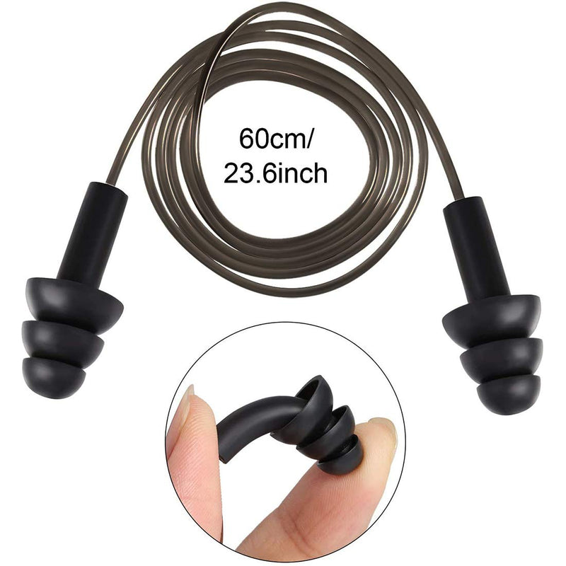 Ear Plugs for Sleeping,16 Pairs Noise Canceling Ear Plugs Soft Reusable Silicone Earplugs Waterproof Noise Reduction Earplugs for Concert,Swimming,Study,Loud Noise,Snoring - BeesActive Australia