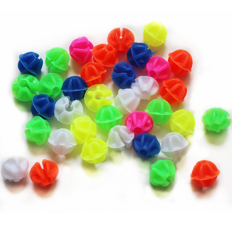 Yun River 108pcs Assorted Colors Bike Bicycle Wheel Spokes Plastic Clip Bead/Spoke Derections - BeesActive Australia