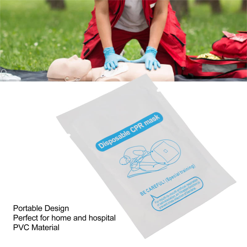 Cardiac Resuscitation Shield, 20pcs Cardiopulmonary Resuscitation Barrier for Training for First Responder - BeesActive Australia
