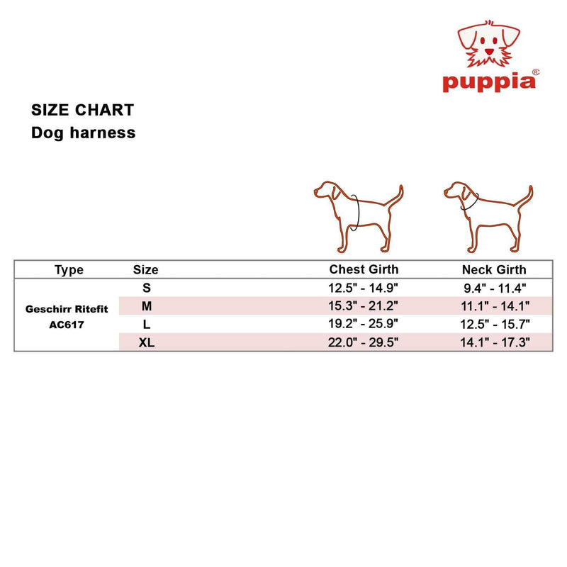 PUPPIA International Harness Large Navy - BeesActive Australia