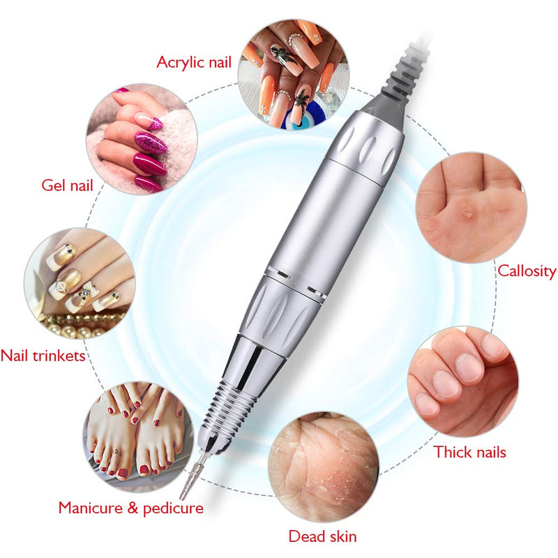 AZ GOGO Handpiece for TP283 Nail Drill Machine Part, 30000 rpm Portable Electric Nail Drill Machine for Acrylic Nails (Need Portable Charger) - BeesActive Australia