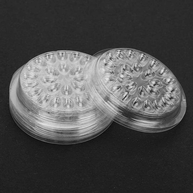 Eyelash Glue Holder 50pcs Disposable Eyelash Glue Holder Transparent Plastic Eye Lash Extension Glue Stand Pad - BeesActive Australia