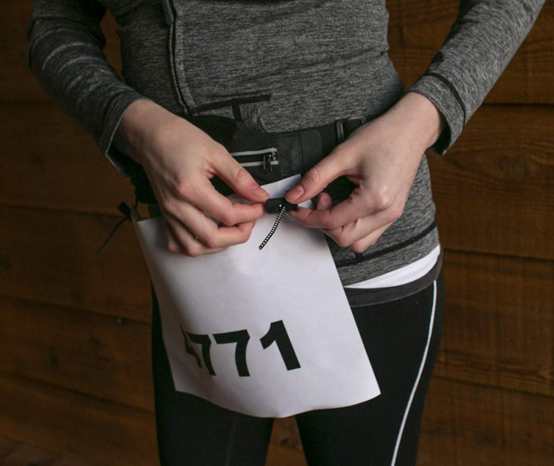Running Race Number Bib Belt With Elastic Webbing - Fits All Size For Marathon, Triathlon and Cycling (Race Belt) Race Belt - BeesActive Australia