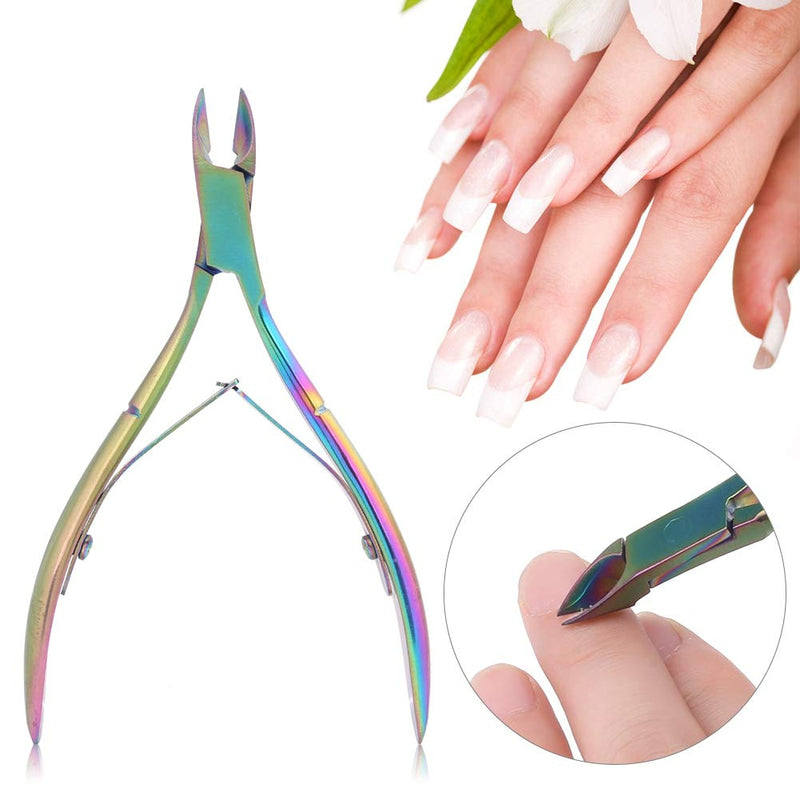 Duevin Cuticle Trimmer Nippers Clippers Nippers Pusher Professional Cuticle Remover Tool Durable Pedicure Manicure Tool Stainless Steel Cuticle Remover for Fingernails - BeesActive Australia