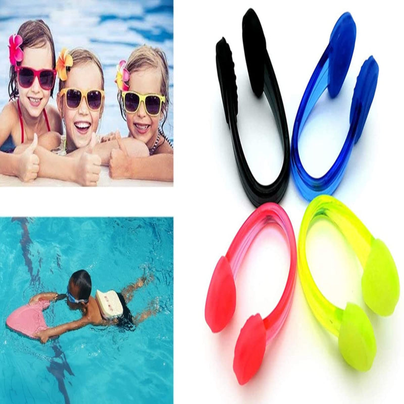 Silicone Waterproof Swimming Nose Clips for Kids, 4 Pack Waterproof Nose Plugs for Adults Children Pool - BeesActive Australia
