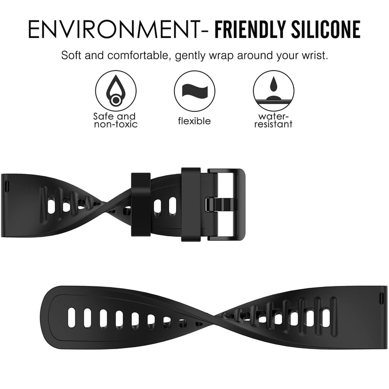 QGHXO Band for Amazfit GTS, Soft Silicone Replacement Band for Amazfit GTS/GTS 2/ GTS 2e/ GTS 2 Mini/Bip/Bip Lite/Bip S/Bip U/GTR 42mm Smartwatch (No Tracker, Replacement Bands Only) 5PCS Boys - BeesActive Australia