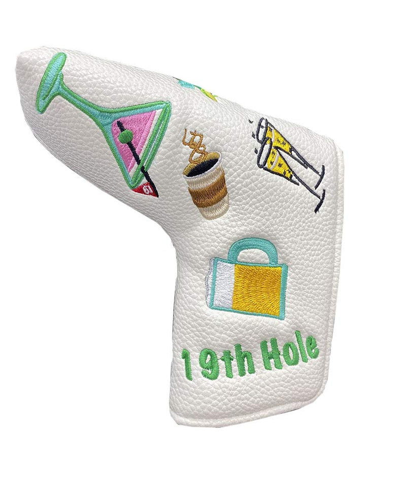 Giggle Golf Blade Putter Cover | Great Golf Gift & Golf Bag Accessory | Embroidered 19th Hole - BeesActive Australia