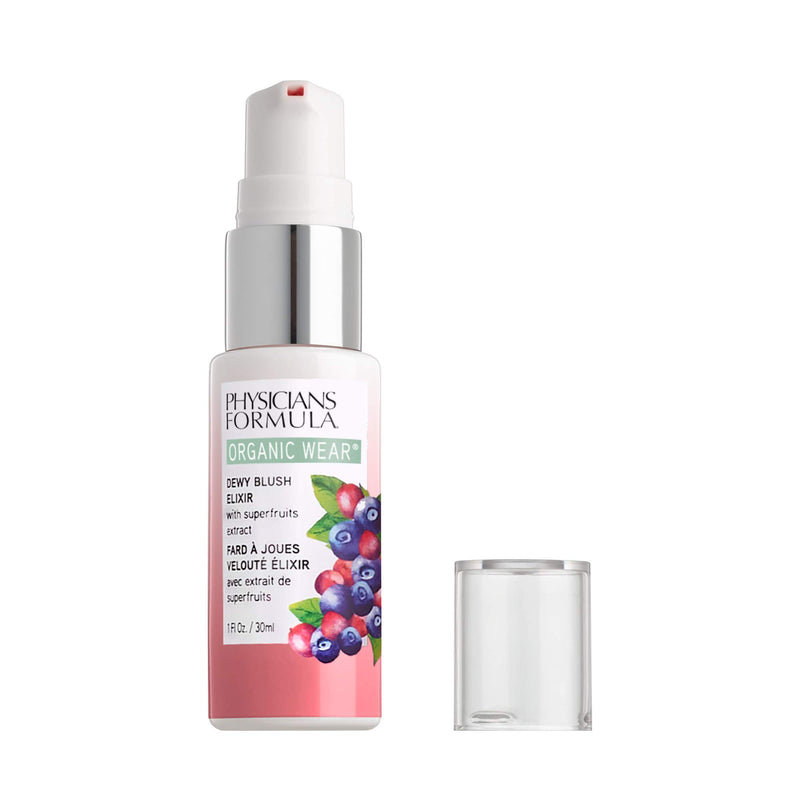 Physicians Formula Organic Wear Dewy Blush Elixir, Pink Berry, 0.5 Fl Ounce - BeesActive Australia