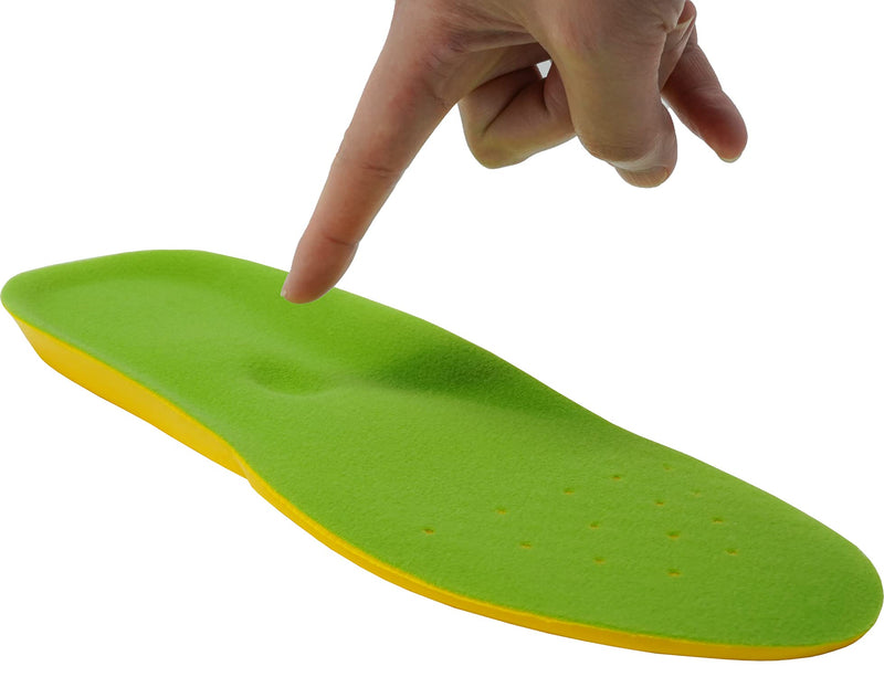Happystep Wide Fit Plantar Fasciitis Orthotics PU Memory Foam Insoles Comfortable Shoe Inserts, Cushioned Arch Support, Heel Cushioning, Shock Absorption and Foot Pain Relief (UK Size 7-8.5) UK 7-8.5 - BeesActive Australia