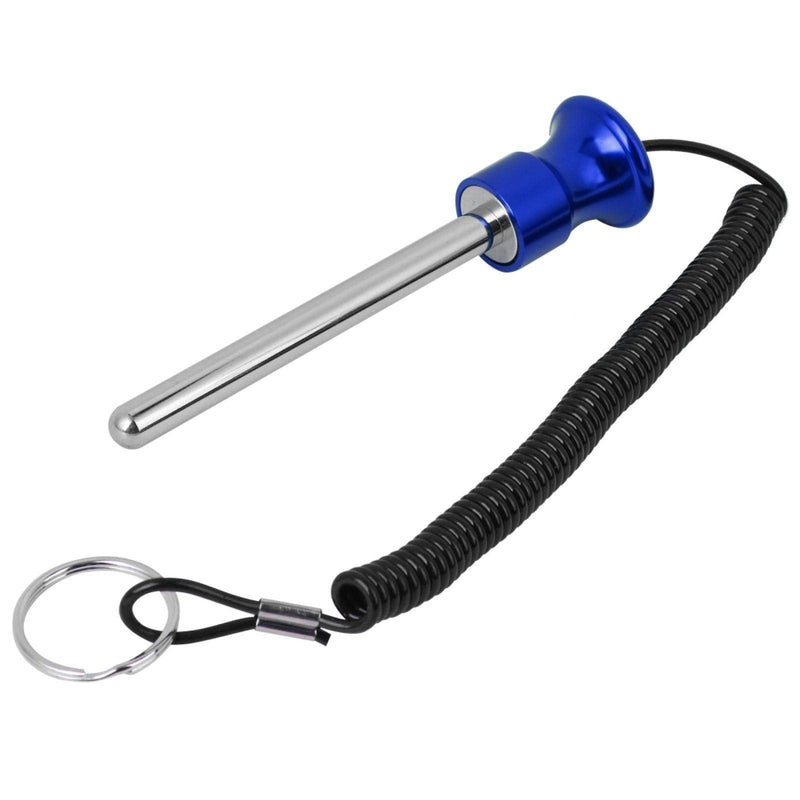 Alomejor Weight Stack Pin Magnetic Strength Training Screw Bolt with Pull Rope for Fitness Equipment Pin Training blue - BeesActive Australia
