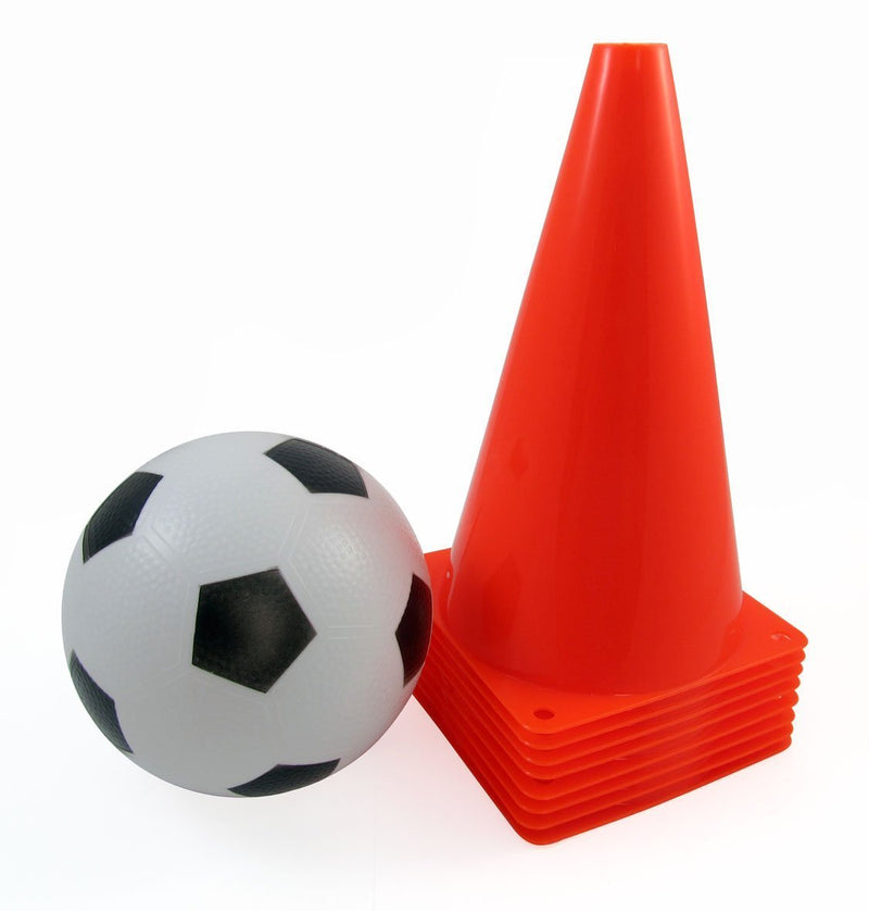 Fun Express Set of 12 Sport Training Traffic Cones Soccer Cone Orange - BeesActive Australia