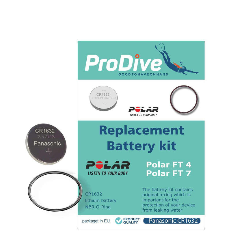 ProDive Batery Kit for Polar FT4 FT7 Heart Rate Monitor Sports Watch, Replacemen Service Spare Set - BeesActive Australia