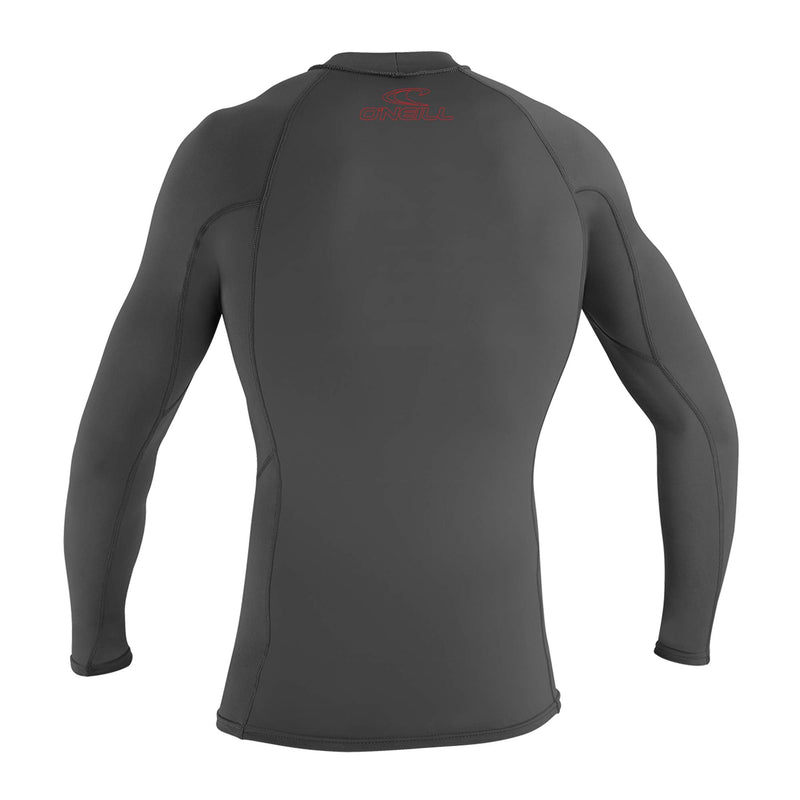 O'Neill Youth Basic Skins UPF 50+ Long Sleeve Rash Guard 4 Graphite - BeesActive Australia