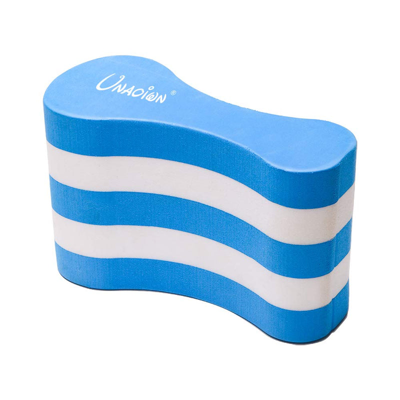 UNAOIWN Pull Buoy EVA 5-Layer Leg Float for Swimming Pool Training Aid and Swimming Stroke for Adults and Beginners Blue - BeesActive Australia