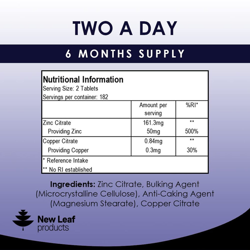 Zinc 50mg High Strength - 365 Zinc Tablets (6 Month Supply) High Strength Zinc Supplements Contributes Towards Immune Function and Maintenance of Healthy Bones, Vision, Hair, Nails and Skin - UK Made 365 Count (Pack of 1) - BeesActive Australia