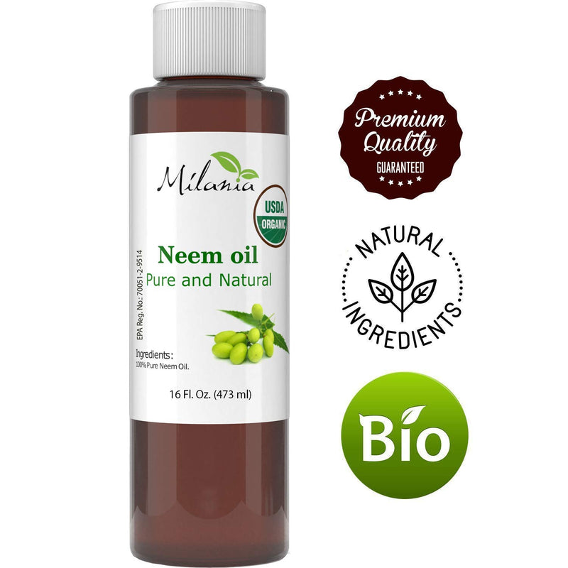 Premium Organic Neem Oil (8 Oz.) Virgin, Cold Pressed, Unrefined 100% Pure Natural Grade A. Excellent Quality. - BeesActive Australia