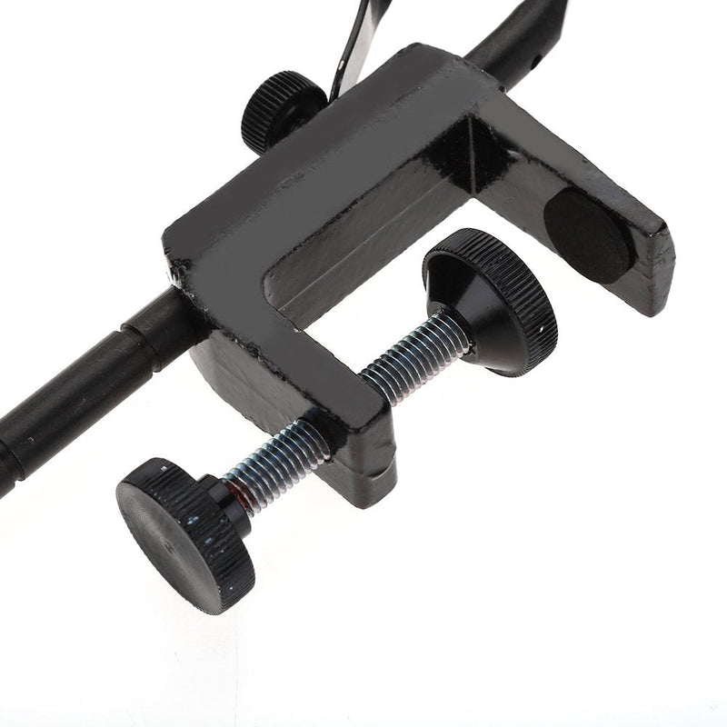 Fly Tying Vise Aluminum Constructed with Rotary Desk C Clamp Pocket Travel Size Fly Fishing Lures Making Tools - BeesActive Australia