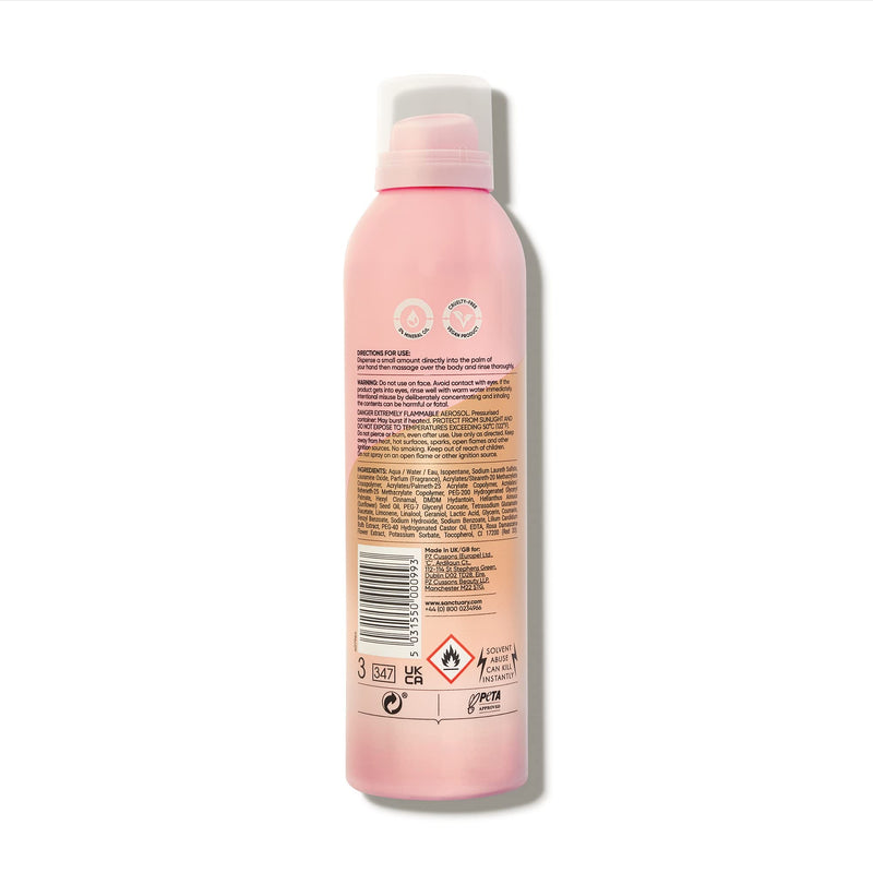 Sanctuary Spa Lily & Rose Shower Burst, No Mineral Oil, Cruelty Free and Vegan Shower Foam, 200ml New Version - BeesActive Australia