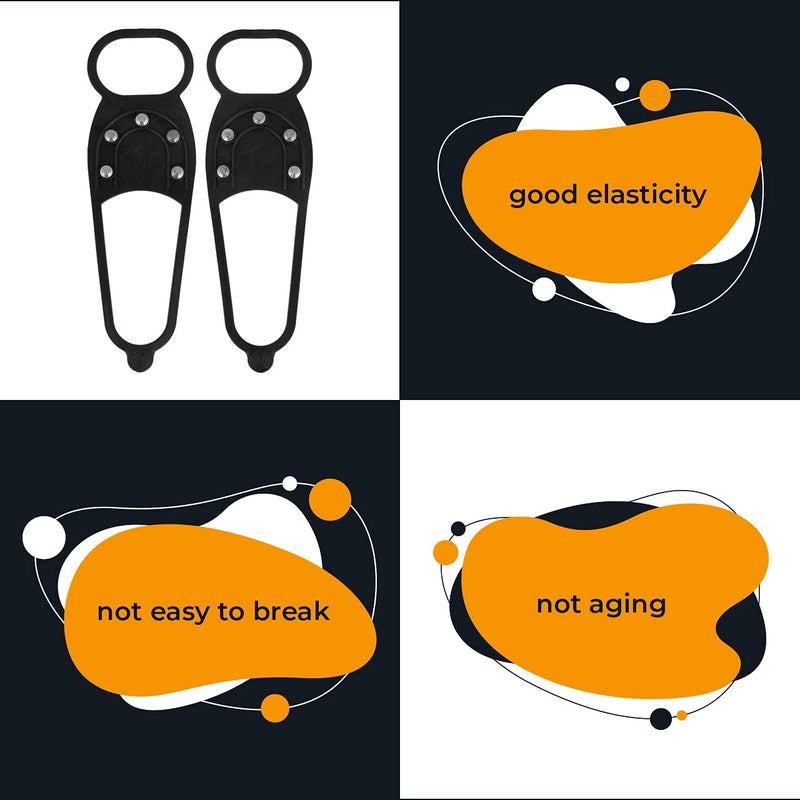 OFXDD Shoes Snow Grips - Metal Anti Ice Grips for Walking or Running Shoe - Winter Slippery Boot Grip - BeesActive Australia