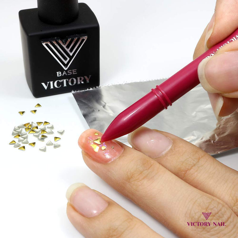 VICTORY NAIL 5PCS Victory Ceramic Stone Pointy Pink Pusher Stone Cuticle Remover Stick Stone Sanding Nail File Pumice Stone Nail File Nail - BeesActive Australia