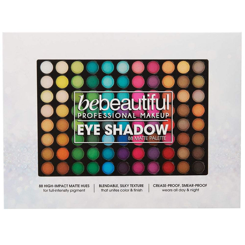 Bebeautiful Professional Makeup Eyeshadow Palette with Applicators, 88-Color Palette, Matte - BeesActive Australia