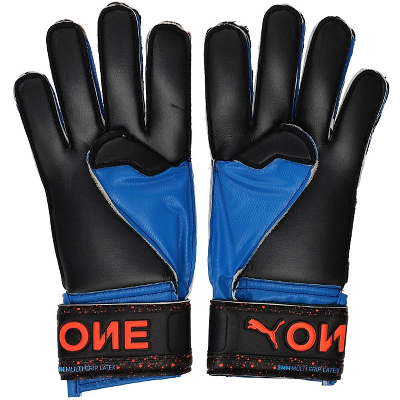 PUMA ONE Protect 3 11 Bleu Azur-Red Blast-Puma Black - BeesActive Australia