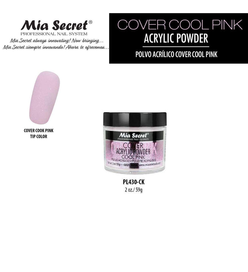 Mia Secret Professional Nail System Cover Acrylic Powder New item 2020 ! (2oz COVER COOL PINK) 2oz COVER COOL PINK - BeesActive Australia