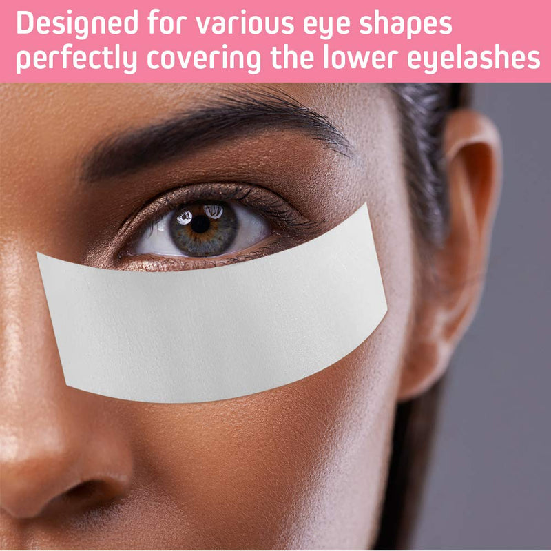 Foam Eye Pads Lash Extensions - Akissos 110 PCS Pre Cut Medical Foam Tape Under Eye Pads Eyelash Extension Supplies Beauty Tools Lint Free Hypoallergenic No Latex Waterproof - 2 Rolls 2 Count (Pack of 1) - BeesActive Australia