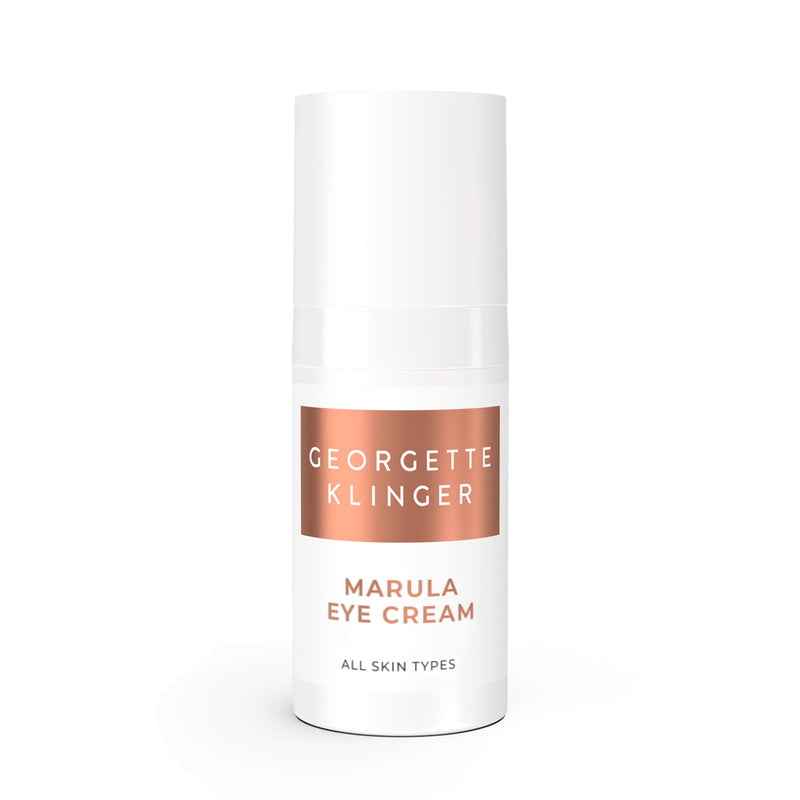 Anti Aging Marula Eye Cream by Georgette Klinger w/ Caffeine & Hyaluronic Acid - for Puffiness, Dark Circles, Wrinkles 1/2 Ounce - BeesActive Australia