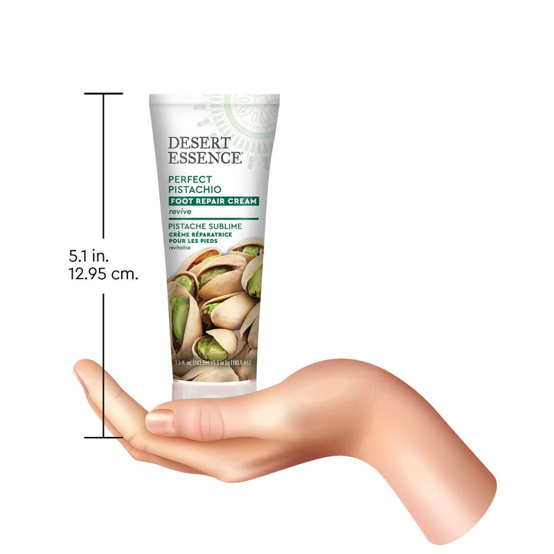 Desert Essence Pistachio Foot Repair Cream - 3.5 Fl Ounce - Restores Softness - Skin Repair & Renewal - Pistachio Nut Oil - Shea Butter - Macadamia Seed Oil - Cruelty-Free 3.5 Fl Oz (Pack of 1) - BeesActive Australia