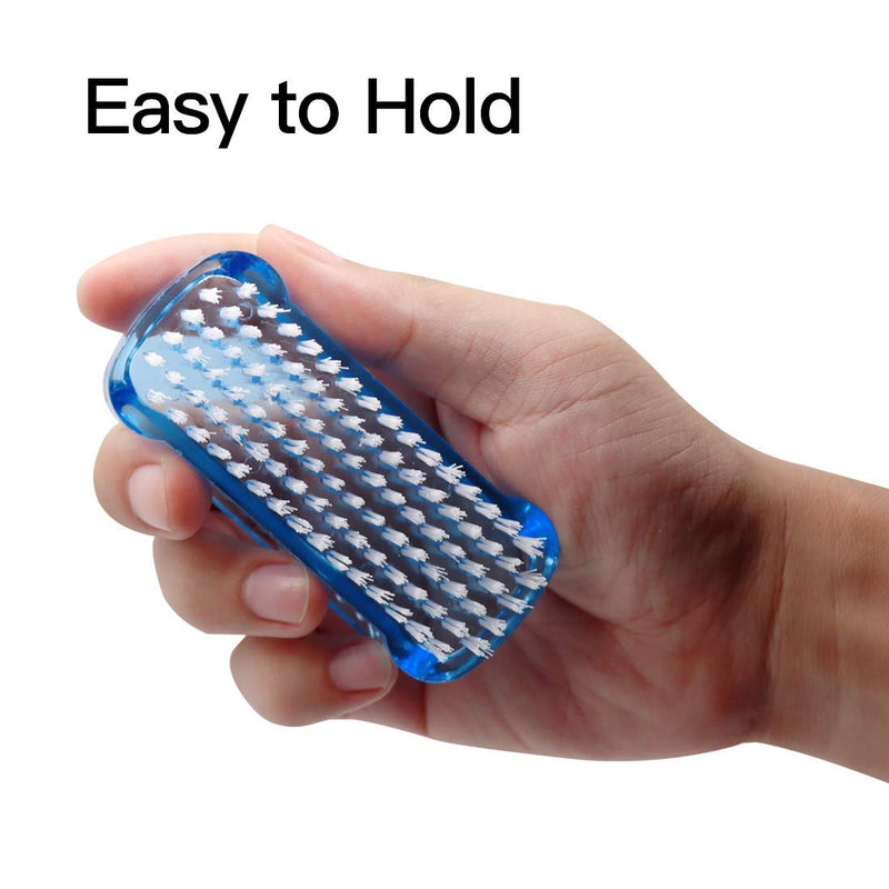 Nail Brush Two Sided Fingernail Scrub Brush Hand Cleaning Brushes Soft Stiff Bristles Nails Toes scrubber for Men Women Kids,4 PCS - BeesActive Australia