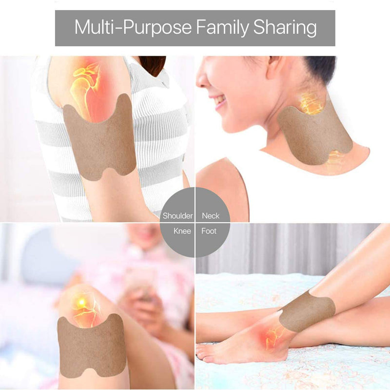 Pain Relieving Patch, Knee Pain Paste, Cervical Vertebra Pain Relief, Up to 24 Hours of Pain Relief, Promote Blood Circulation, Reduce Inflammation Self-Heating Sticker Cold Protection, 24 PCS Pack of 24 Pieces - BeesActive Australia