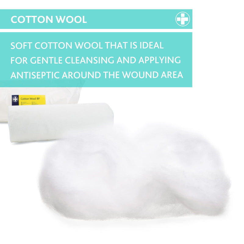 RELIANCE MEDICAL Cotton Wool BP 500g Highest Grade Absorbent Cotton Bp For Dressings And Wound Care - BeesActive Australia