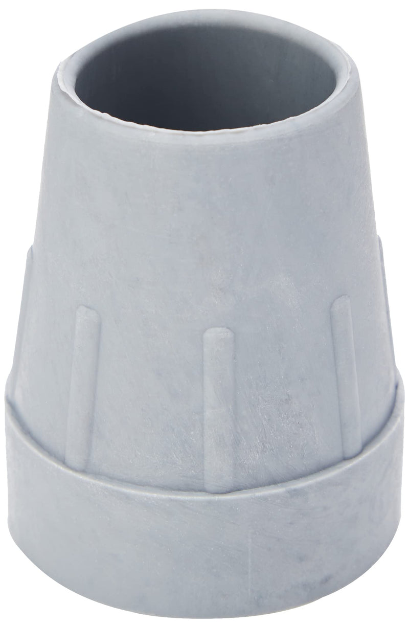 Merriway BH05710 (5 Pcs) Heavy Duty Rubber Walking Frame Crutch Ferrule Tips, Grey 25mm (1 inch) - Pack of 5 Pieces - BeesActive Australia
