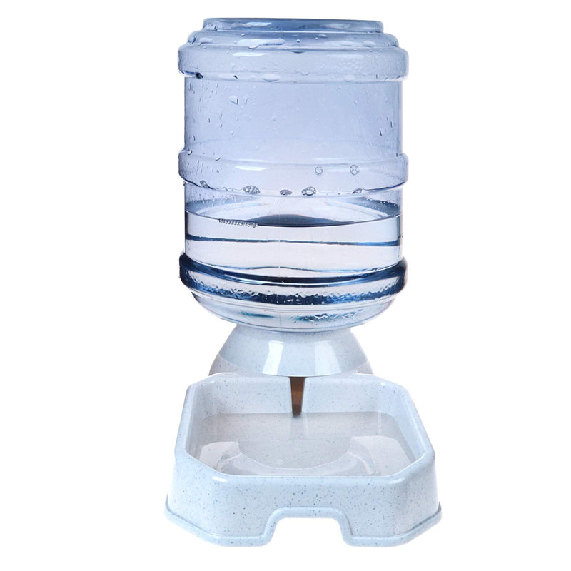 Pet Water Dispenser Station - 1 Gal Replenish Pet Waterer for Dog Cat Animal Automatic Gravity Water Drinking Fountain Bottle Bowl Dish Stand - BeesActive Australia