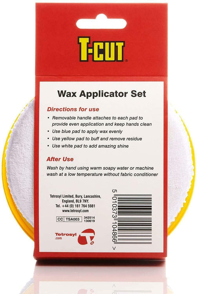 T-Cut Wax Applicator Set with Handle - - Perfect for Cleaning, Waxing and Polishing - BeesActive Australia
