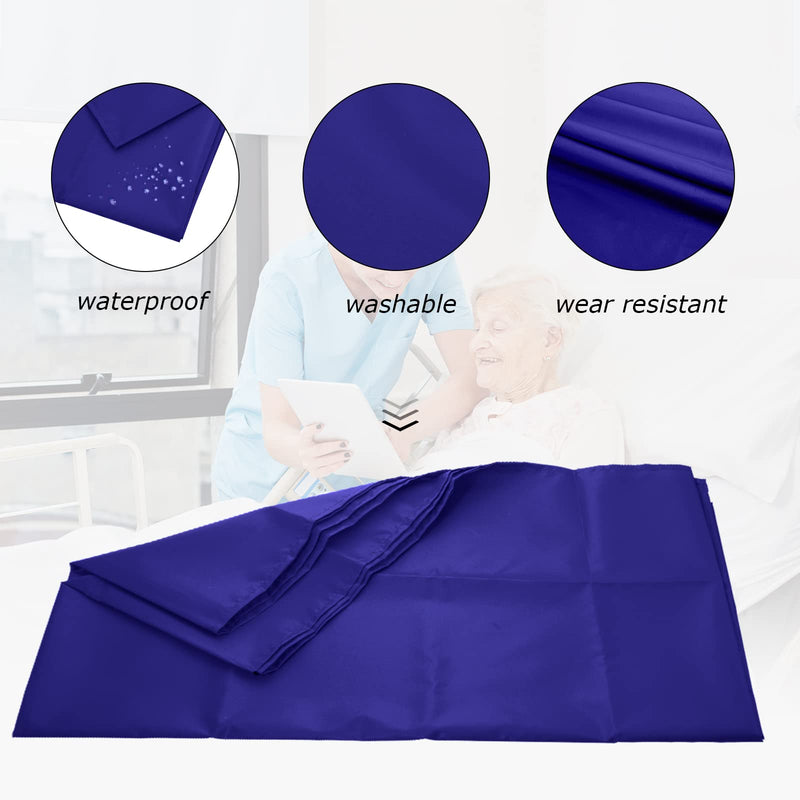 LOSCHEN] Tubular Slide Sheet for Patient Transfer, Sliding Draw Sheets to Assist Moving Elderly for Cars, Vehicles, Wheelchairs Bed Transfers - Hospitals & Home Care (28"x47"(72x120cm), Navy Blue) 28"x47"(72x120cm) - BeesActive Australia
