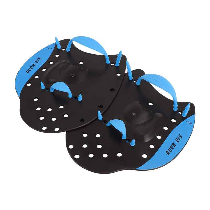 Swim Paddle Adjustable Swim Hand Paddle Training Power Swim Training Paddle Aid Flat Paddles Swimming Hand Fins for Kid Adult L for Adult with Big Hands - BeesActive Australia