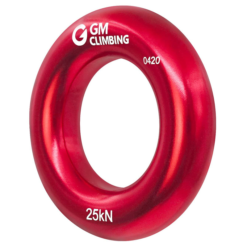 GM CLIMBING Rappel Ring 25kN for Rock Climbing Arborist Rescue Slackline Hammock Pack 3. Small-Red Pack of 2 - BeesActive Australia