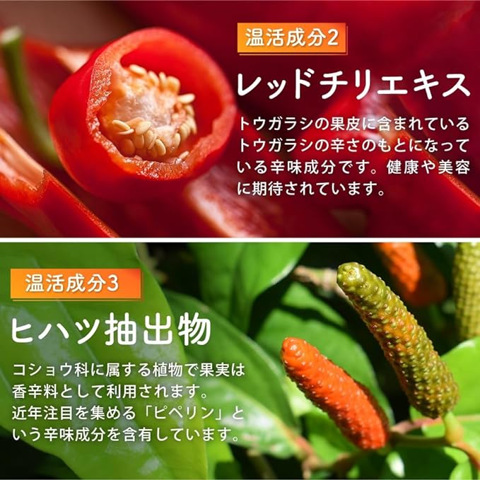 YONEKiCHi Ginger Supplement Hidamari Ginger Ginger All Contains Red Chili Extract Hihatsu Domestic 30 Days 60 Tablets - BeesActive Australia