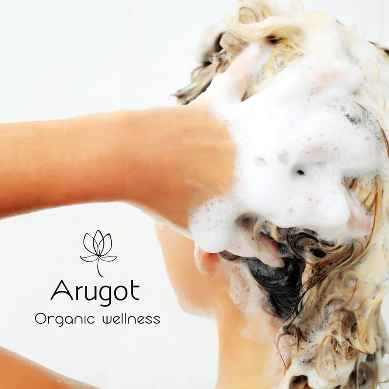Arugot Organic (USDA Certified) Shampoo, Made in Israel | Moisturizes and Strengthens Damaged Hair, Nourishes Scalp for Growth - Anti Thinning & Volumizing for Men & Women - 16.9 fl oz. - BeesActive Australia