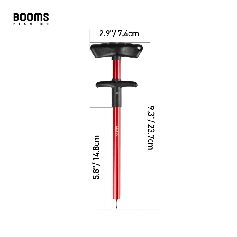 [AUSTRALIA] - Booms Fishing R2 Hook Remover Squeeze-Out Fish Hook Tools 3 Colors Available 10inches Red 