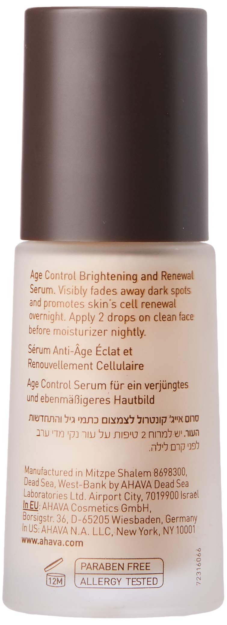 AHAVA Time To Smooth Age Control, Serum, 1 Fl Oz - BeesActive Australia