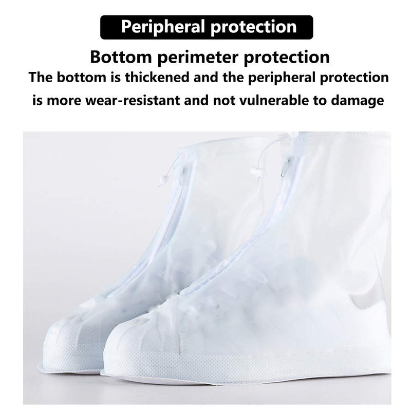 Fnytery Reusable PVC Waterproof Shoe Cover, Transparent Rain and Snow Waterproof Shoe Cover, Suitable for Children, Men and Women Medium - BeesActive Australia
