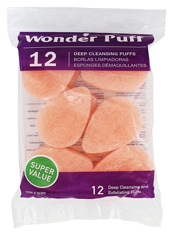 Wonder Puff Deep Cleansing Puffs, 12 Count - BeesActive Australia