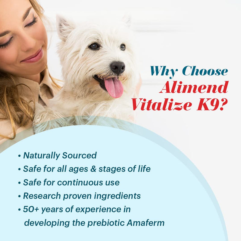 Vitalize Alimend K9 - Dog Upset Stomach Relief for Nausea, Vomiting & Diarrhea - 6 Oz - BeesActive Australia