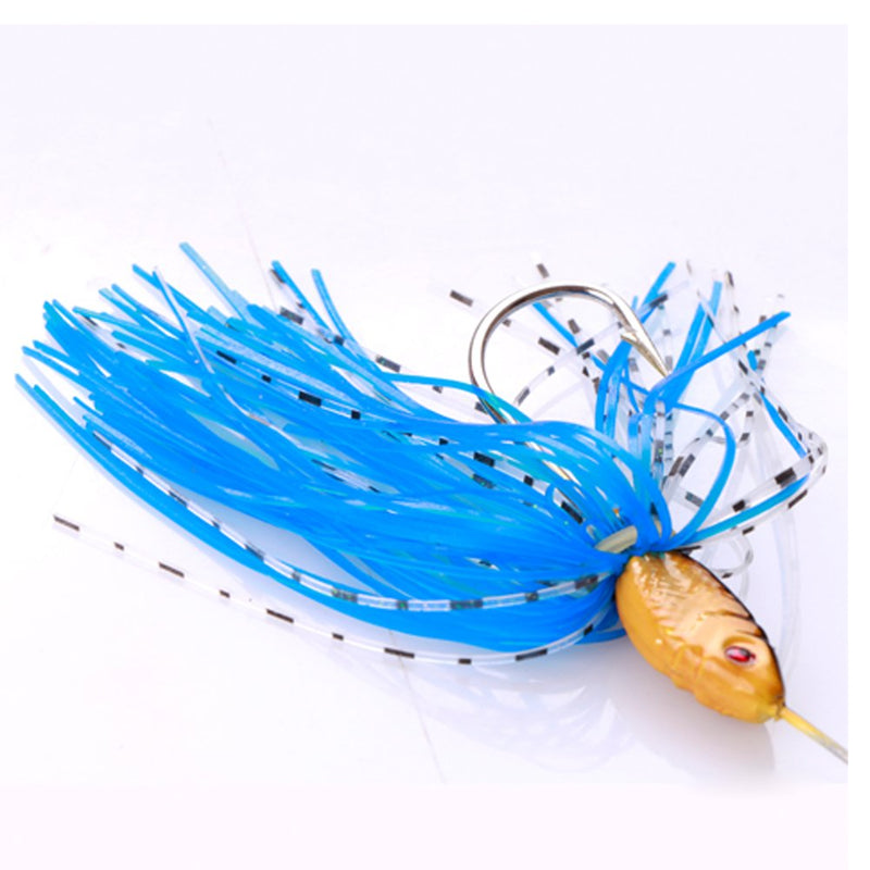 [AUSTRALIA] - Bass Spinnerbait,6 Pcs Fishing Lures Spinner Baits,Fishing Hard Spinner Lures, Bass Trout Salmon Hard Metal Spinnerbait by Free Fisher 