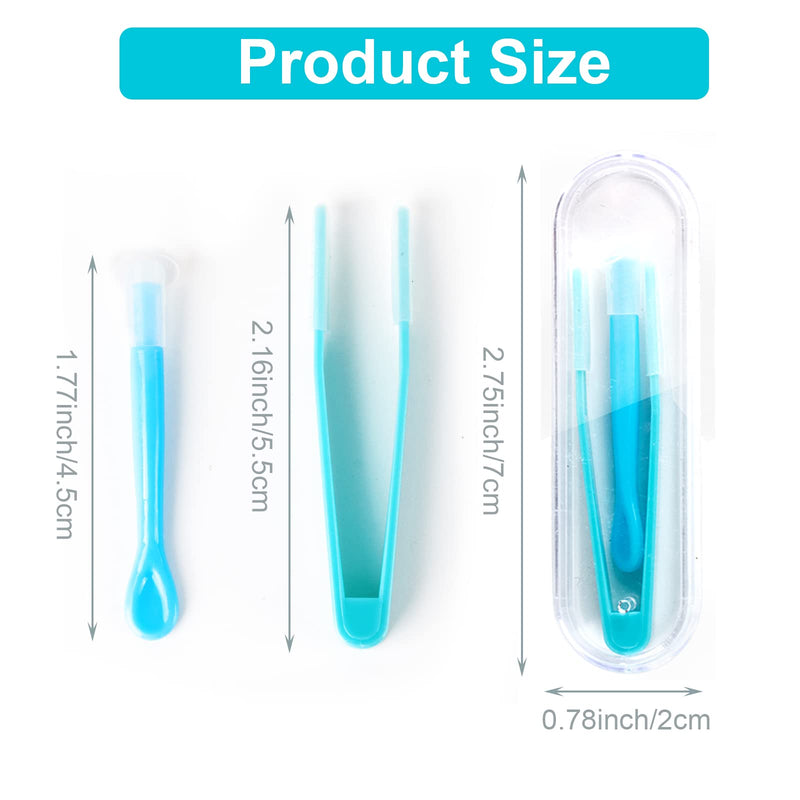 AWAVM 10 Contact Lens Tweezers Sucker Stick Set Contact Lens Case Special Tweezers Set Contact Lens Makeup Remover Tweezers Sucker Stick Set - BeesActive Australia